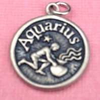 Zodiac Aquarius Charm January 20 to February 18