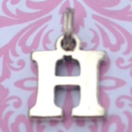 Letter H Charm