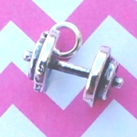 Dumbbell Charm