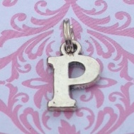 Letter P Charm