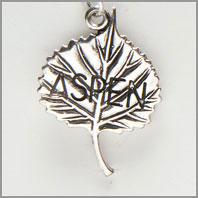 Aspen Leaf Charm