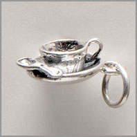 Cup, Saucer & Spoon Charm
