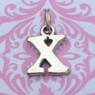 Letter X Charm