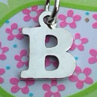 Letter B Charm - Petite