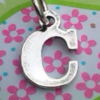 Letter C Charm - Petite