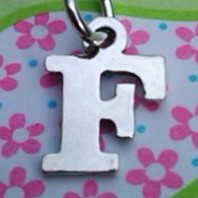 Letter F Charm - Petite