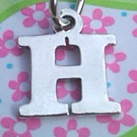 Letter H Charm - Petite