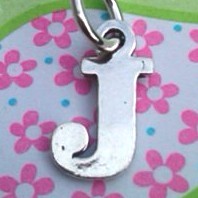 Letter J Charm - Petite