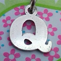 Letter Q Charm - Petite