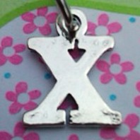 Greek Letter Chi Charm - Petite