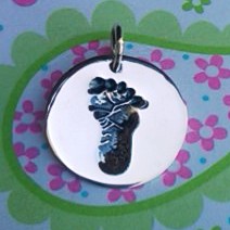 Baby Footprint Charm