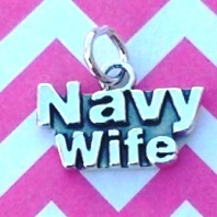 Navy Wife Charm