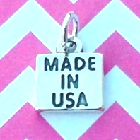 Made in USA Charm