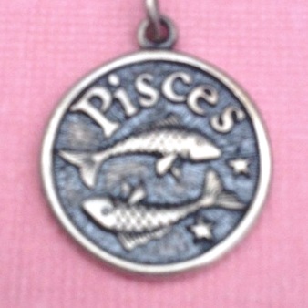 Zodiac Pisces Charm February 19 to March 20