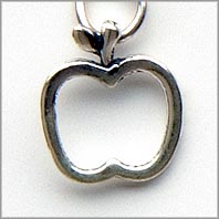 Apple Charm Outline