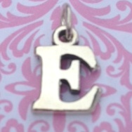 Letter E Charm