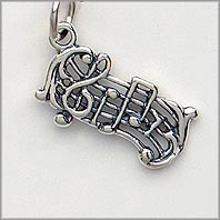 Music Staff Charm