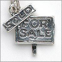 For Sale Sign Charm