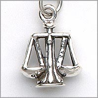 Scales of Justice Charm