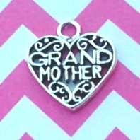 Grandmother Heart Charm