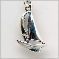 Sailboat Charm - Medium