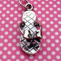Flip Flop Charm with Bow
