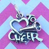 Cheer Charm - I heart Cheer