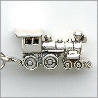 Locomotive Train Charm