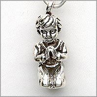 Boy Praying Charm