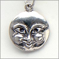 Moon Face Charm