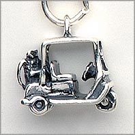 Golf Charm - Cart, motorized