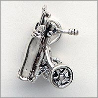 Golf Charm - Cart, hand