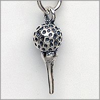 Golf Charm - Ball w/Tee